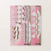 Franse bakkerijwinkel - Cupcake Shelly Cute Legpuzzel (Verticaal)