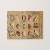 franse bakkersgebak koekjes dessert legpuzzel (Horizontaal)