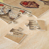 franse bakkersgebak koekjes dessert legpuzzel (Zijkant)