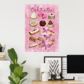 franse bakkersgebak koekjes dessert poster (Thuiskantoor)