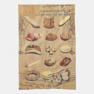 franse bakkersgebak koekjes dessert theedoek