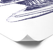  Franse bakkerswinkelborden - koekjes Poster (Hoek)