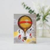 Franse ballon briefkaart (Staand voorkant)