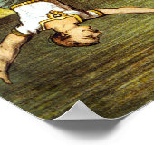 Franse ballon en hoge snelheden Poster (Hoek)