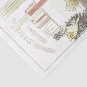 Franse  banketbakkersbranche tissuepapier (Detail)