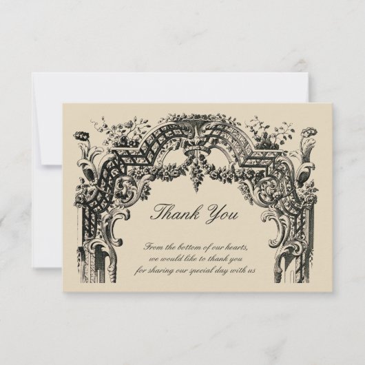  Franse barokke rococo bedankt (Voorkant)