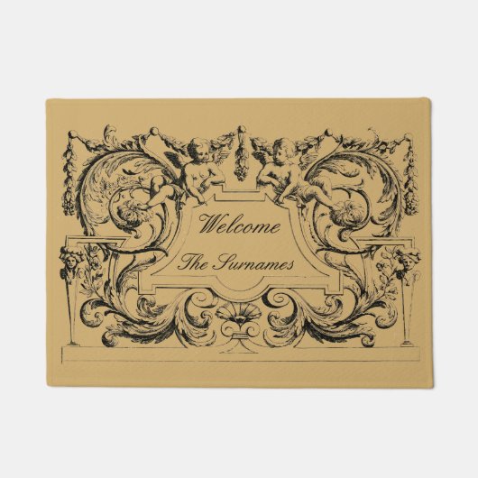   Franse barokke rococo Deurmat (Voorkant)