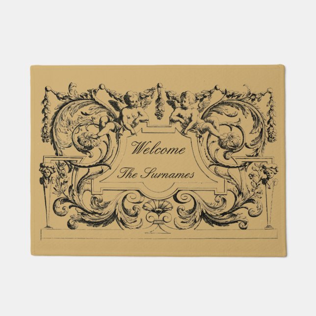   Franse barokke rococo Deurmat (Voorkant)