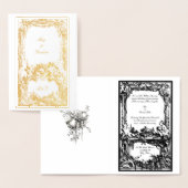 Franse barokke rococo Folie Kaarten (Display)