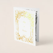 Franse barokrococo bruiloft uitnodigingen (Voorkant)