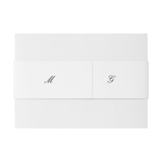 Franse barokrococo stijl floraal Uitnodigingen Wikkel (Achterkant Voorbeeld)