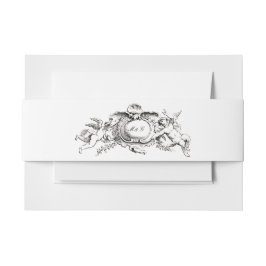 -Franse Baroque Rococo Uitnodigingen Wikkel