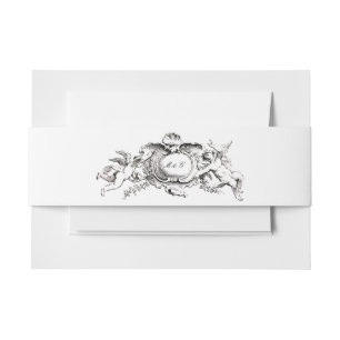 -Franse Baroque Rococo Uitnodigingen Wikkel