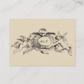  Franse Baroque Rococo Wedding Informatiekaartje (Achterkant)