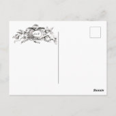  Franse Baroque Rococo Wedding RSVP Briefkaart (Achterkant)