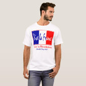 Franse Bastille Day, 14 juli, Vive La France! T-shirt (Voorkant volledig)