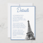  Franse Bat Mitzvah Details Behuizing Kaart (Voorkant)