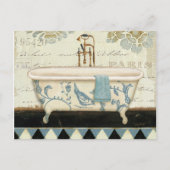 -Franse Bathtub Briefkaart (Voorkant)