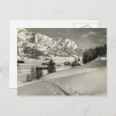 -Franse bergplaats in de winter Briefkaart (Voorkant / Achterkant)