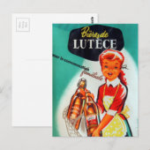 Franse bijenreclame Briefkaart (Voorkant / Achterkant)