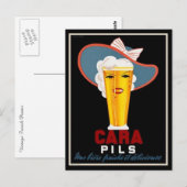 Franse bijenreclame Briefkaart (Voorkant / Achterkant)