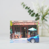 Franse bistro in Fort Greene Brooklyn Briefkaart (Staand voorkant)