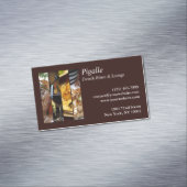 Franse Bistro Magnetisch Visitekaartje (Voorbeeld)