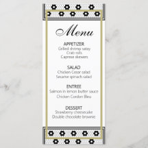  Franse Bistro Zwart Wit Goud