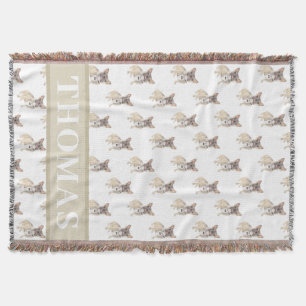 Franse (blauw reekleurige driekleurige) babydeken deken