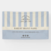  Franse Blauwe Bakkerij Logo Event Display Spandoek (Horizontaal)