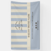  Franse Blauwe Bakkerij Logo Event Display Spandoek (Verticaal)