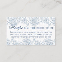  Franse Blauwe Bloemen Toile Bruids Recept