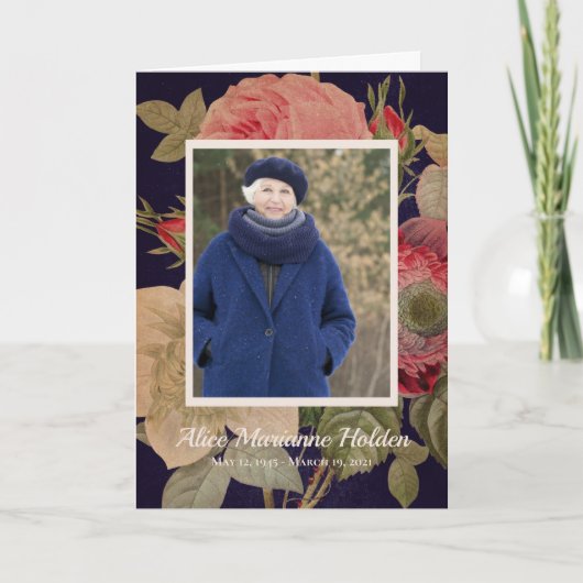 Franse blauwe bloemen - Viering van het Life-progr Programma (Voorkant)