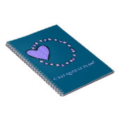 Franse Blauwe en Lavendel Journaling Notitieboek (Rechterzijde)