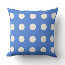 Franse blauwe en zachte witte pooldots