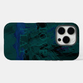 Franse blauwe kleuren Case-Mate iPhone case (Achterkant (horizontaal))