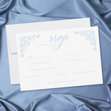 Franse Blauwe Rococo Koninklijke Vintage Elegante
