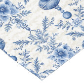 Franse blauwe schatten lange tafelloper (Hoek)