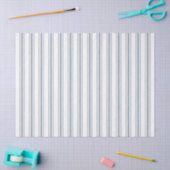 Franse Blauwe Ticking Streep Tissuepapier (Craft)