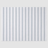 Franse Blauwe Ticking Streep Tissuepapier (Voorkant)