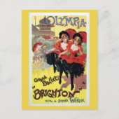  Franse blikblik (cancan) dans Briefkaart (Voorkant)