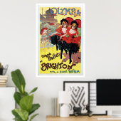 Franse blikblik (cancan) dans Poster (Thuiskantoor)