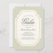 Franse  bloemen Gala of Party, aangepaste kleur Kaart (Voorkant)