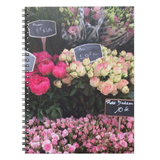 Franse Bloemen Planner Notitieboek (Voorkant)