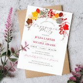 Franse Bloemen Zoete Berry Druiven Engagement Part Kaart