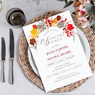 Franse Bloemen Zoete Berry Druiven Repetitie Diner Kaart