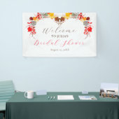 Franse bloemen zoete bes druiven bruiloftsdans spandoek (Beurs)
