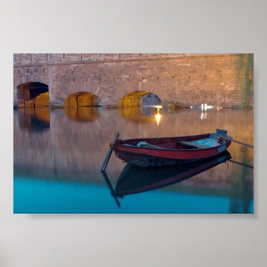 Franse boat poster (Voorkant)