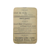  Franse boek Bath Mat (Voorkant Verticaal)