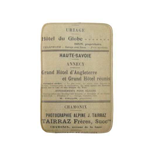 Franse boek Bath Mat (Voorkant Verticaal)